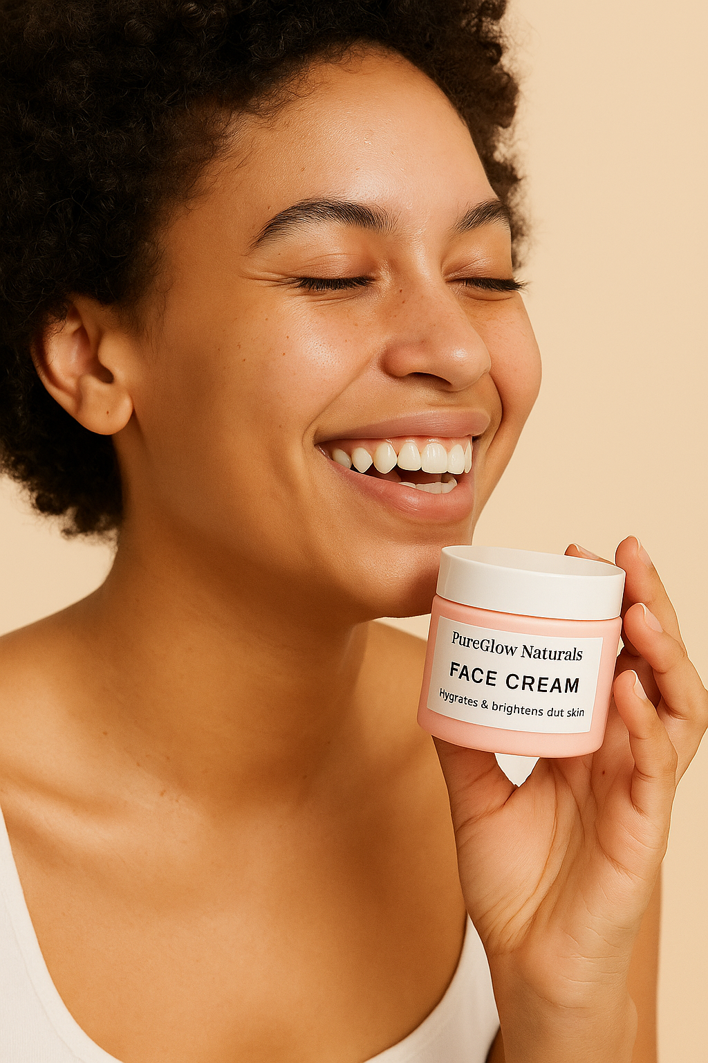 PureGlow Naturals Face Cream – Hydrate & Brighten