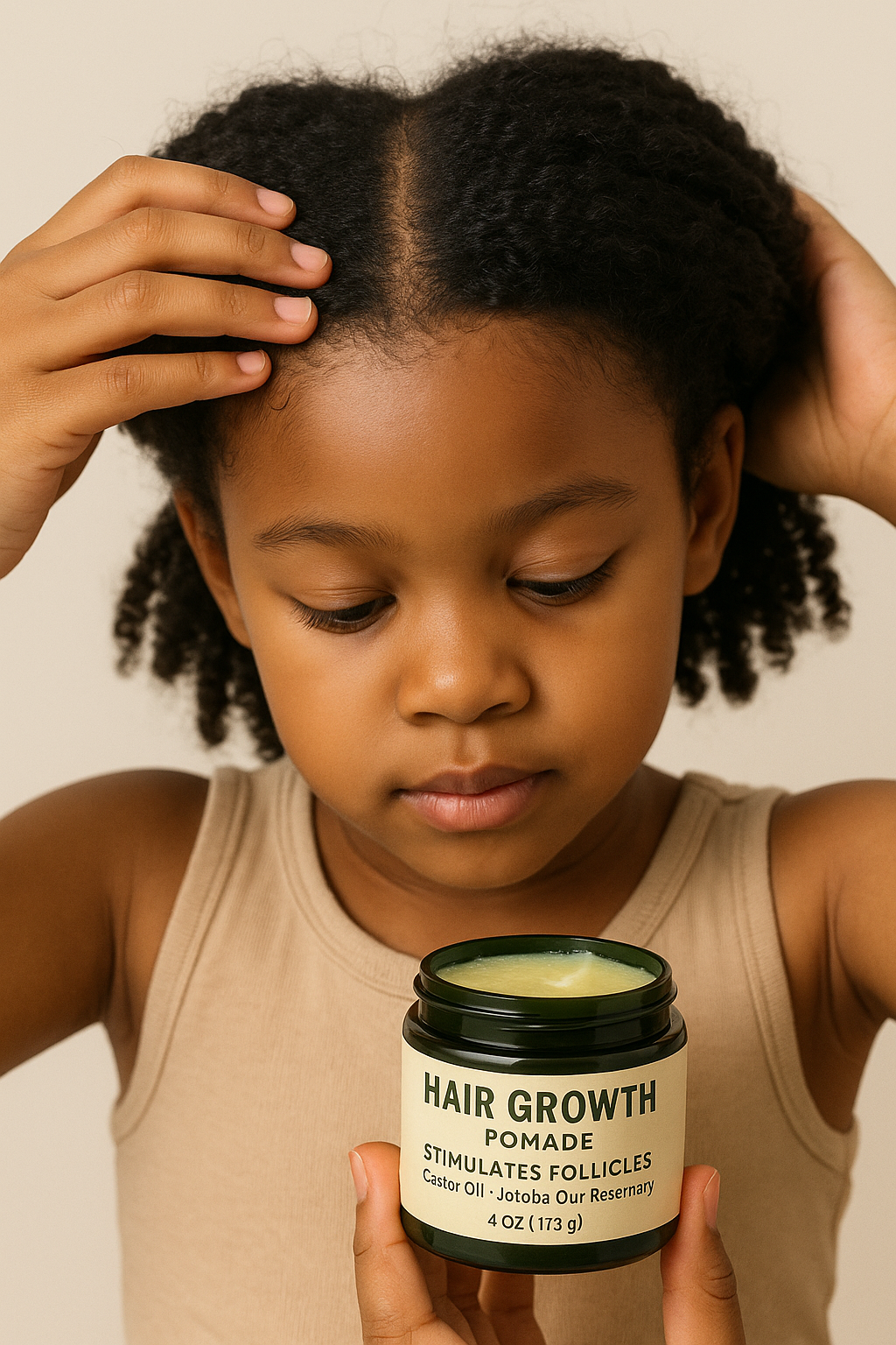 GlowGrow Hair Pomade – Stimulates Natural Hair Growth