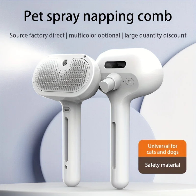 Electric Pet Hair Removal Grooming Brush